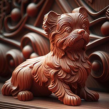 3D model Russian toy dog (STL)